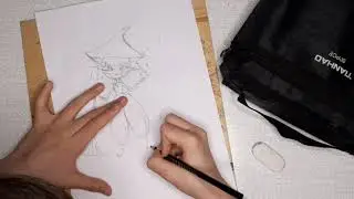 Рисую милую ведьмочку