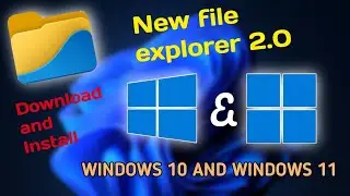New file manager for windows 10 & 11 review (download install)
