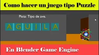 Como hacer un juego tipo puzzle en Blender Game Engine.