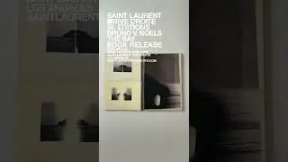 SAINT LAURENT BABYLONE - BRUNO V ROELS BOOK RELEASE