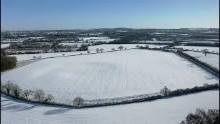 Wolverhampton in snow - Pendeford Farm and The Hattons