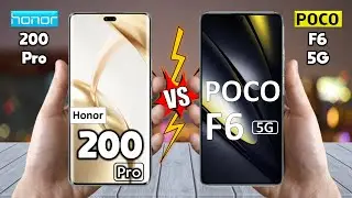 Honor 200 Pro Vs Poco F6 - Full Comparison 🔥 Techvs