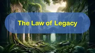 21 - The Law of Legacy