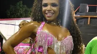 💜💚STUNNING Afro Brazilian BEAUTY EVELYN BASTOS from Mangueira!