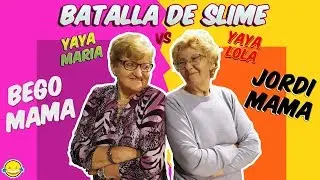 SLIME BATTLE!! BEGO'S MOM vs JORDI'S MOM!! Funny Moments!! Mother's Day Slime