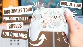 How to Customize Pro-controller Shells FOR DUMMIES (EASY) ZL + ZR - eXtremeRate & Nintendo Switch