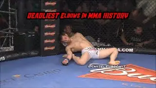The DEADLIEST Elbow Finishes In MMA HISTORY | Chiseled Adonis