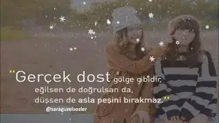 Gerçek Dost Gölge Gibidir, Asla Peşini Bırakmaz...