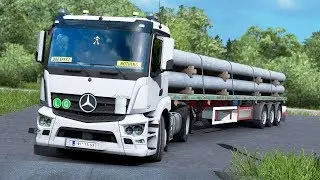 ETS2 1.30 ProMods 2.25 Mercedes Antos Wiesbaden - Luxembourg