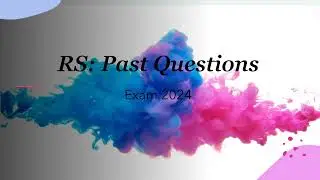 OCR RS Past Exam Questions 2024 PowerPoint
