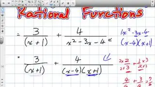 Adding and Subtracting Rational Functions Grade 11 University Lesson 2 7 1 31 13