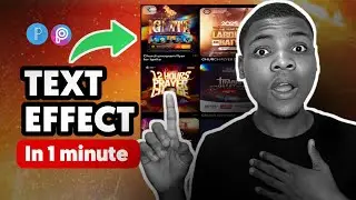 Create viral text effect in 1 minute with picsart and Pixellap 
