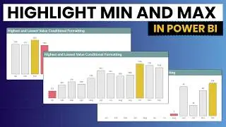 Highlight Min and Max Values in Power BI with Conditional Formatting