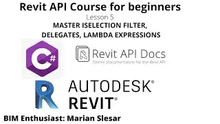 Revit API Course for beginners | Lesson 5 | Master ISelectionFilter