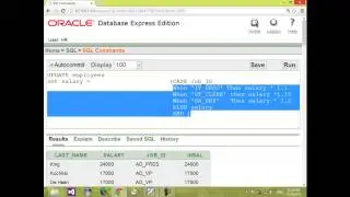 16 Oracle Database    Conditional Expression   CASE   DECODE