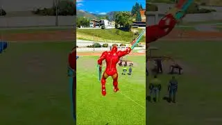 GTA V Hulk, Spider-Man, Iron Man and Captian Baby is Kidnaped, Avengers Assemble Ending 😎 #shorts