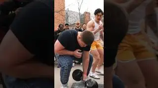 Teenage Powerlifter vs Unliftable Dumbell