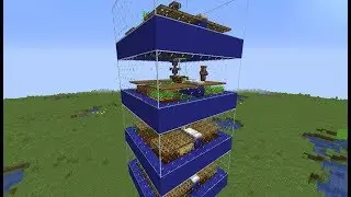 Automatic Food Farm, Automatische Weizen Farm 1.14.3 - 1.15.2, Minecraft, Redstone