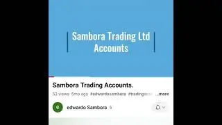 Edwardo Sambora - Sambora Trading Limited  *accounts overdue*