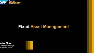 SAP Business ByDesign - Fixed Assets | Leverage Technologies