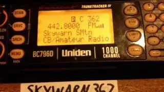 Skywarn: rain causes 1/4 mile visibiliy