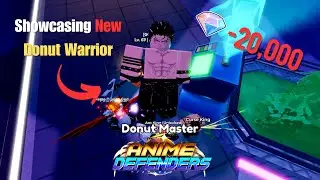 Anime defenders Donut Warrior/Katakuri Showcase INSANE SLOW!!!