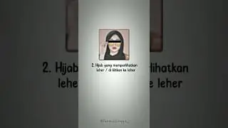Macam macam hijab yang di larang dalam Islam