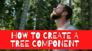 Sketchup Tutorial : How To Create  A Tree Component