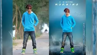 Photoshop Manipulation Tutorial 2017| Winter effects and  Color adjustment