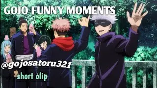 jujutsu Kaisen Season 1 || satoru funny moments 🤣 #gojo [ short clip ] 💫 enjoy this video