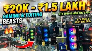 All Budget Pc Build In Mumbai | Gaming Pc Build in Mumbai | 20k to 1.5 lakh Pc Build lamington road
