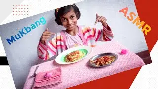 ASMR Mukbang | Vegetable fried rice and French fries | @aiyaiinangii