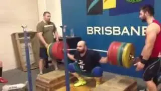 260kg x 5 Back Squat