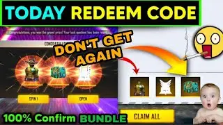 TODAY REDDEN CODE IN FREEFIRE OLD BUNDLE COME BACK IN FREEFIRE IN GET FULLY FREE
