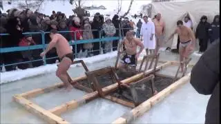 Крещенская купель.Мужской Свято-Никольский монастырь в пригороде Омска.