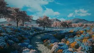 ABSTRACT Nature Video - SPRING Animation Background Video HD