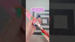 Sewing Rainbow Wristlet Keychains