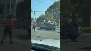Big accident on a intersection #police #policechase #state #cars #shorts