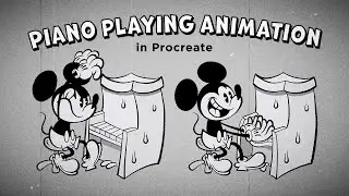 Procreate Animation｜Let's play the piano!｜Tutorial for Beginners