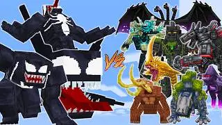 VENOM vs KAIJU CRAFT | MINECRAFT PE BATTLE