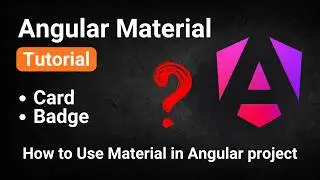 Angular Material Tutorial for Beginners | Badge & Card Tutorial | Dynamic Badge Example | Hindi