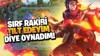 SIRF RAKİBİ TILT EDEYİM DİYE OYNADIM!🤠 - VALIR - Mobile Legends
