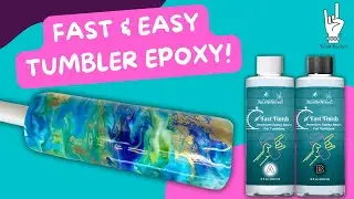 Create Stunning Tumblers Easily with Fast Finish Premium Fast Set Epoxy!