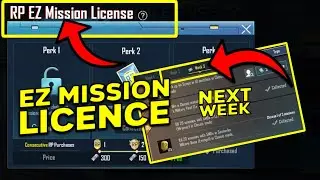 EZ MISSION LICENSE || EZ MISSION LICENSE FOR FREE || UNLOCK NEXT WEEK MISSSIONS IN PUBG