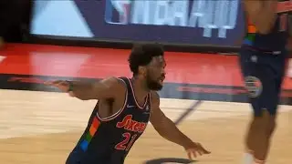 Joel Embiid Gets Punched In The Face After Disrespects Raptors By Vince Carter Celebration !