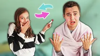 24 Stunden LEBEN wie KLEINE SCHWESTER 😂