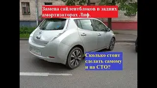 Replacing silent blocks in rear shock absorbers Nissan Leaf. How much does it cost, can I replace...