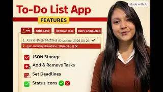 Build a To‑Do List App with Python – GUI + JSON Storage! 