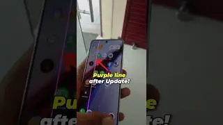 IQOO 12 PURPLE LINE AFTER UPDATE !