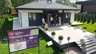 Выставка OpenVillage , Строительство Дома 120 м2 с террасой